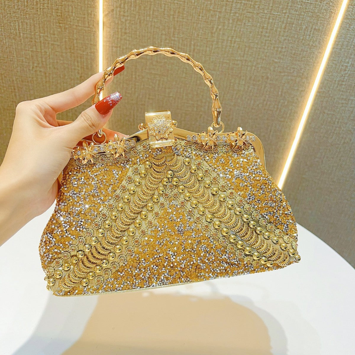 Glamorous Handcrafted Evening Purse — product view 1