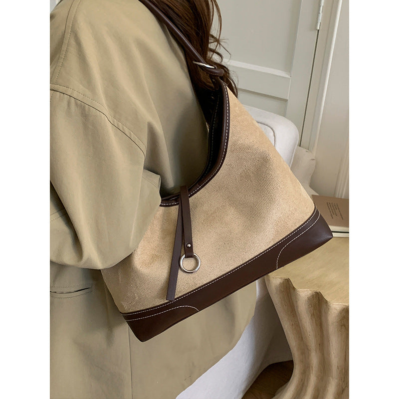 Suede Hobo Bag — product view 6