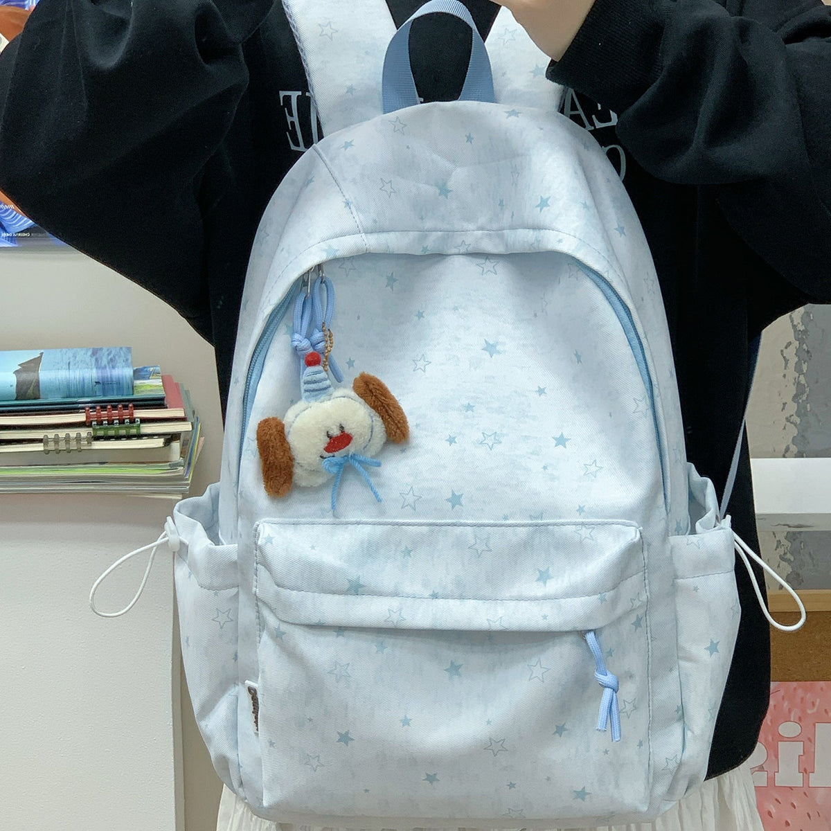 Star Pattern Backpack LoungeYard — product view 2