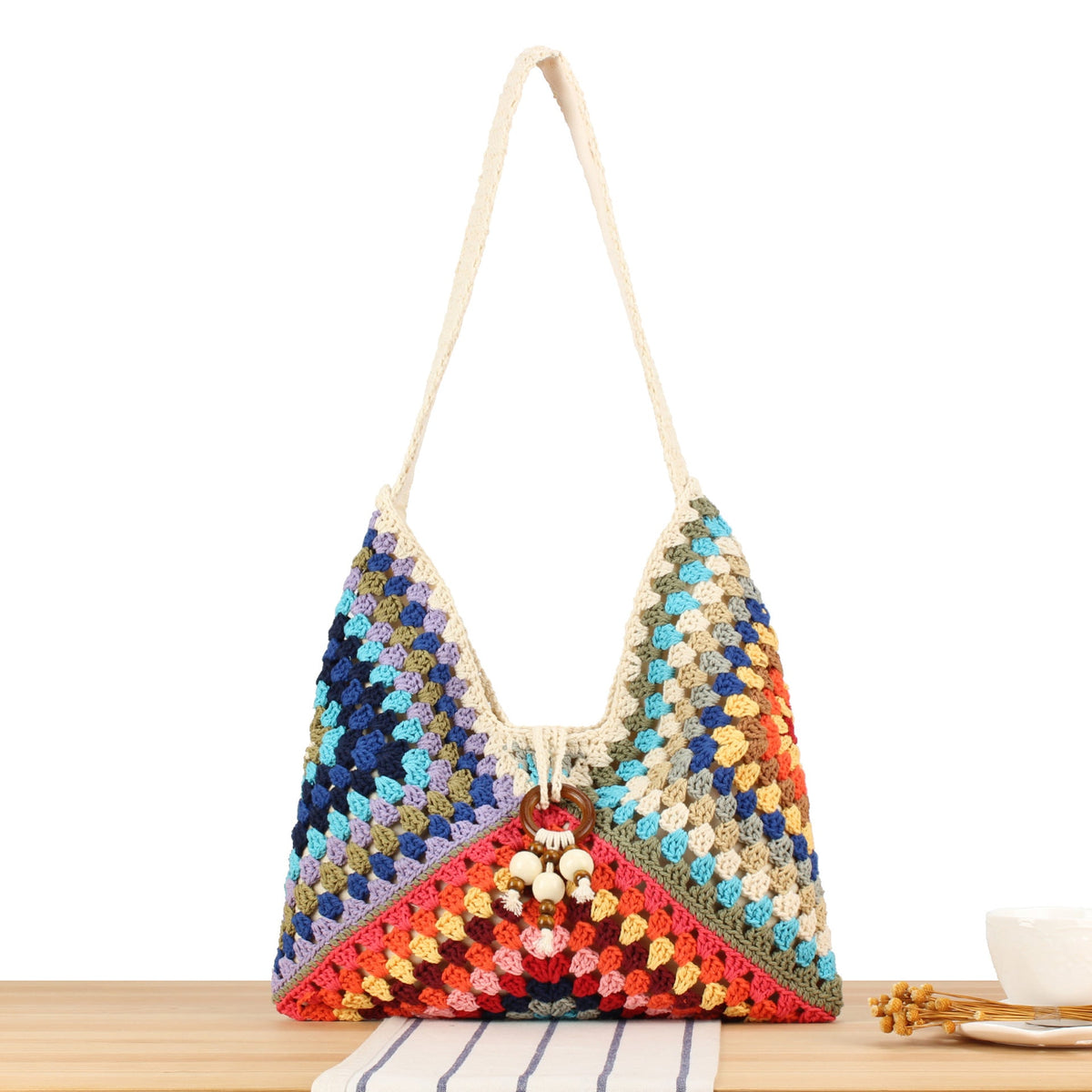 Stylish Crochet Handbag LoungeYard — product view 5