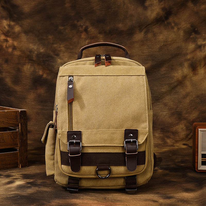 Versatile Canvas Messenger Bag LoungeYard — product view 1