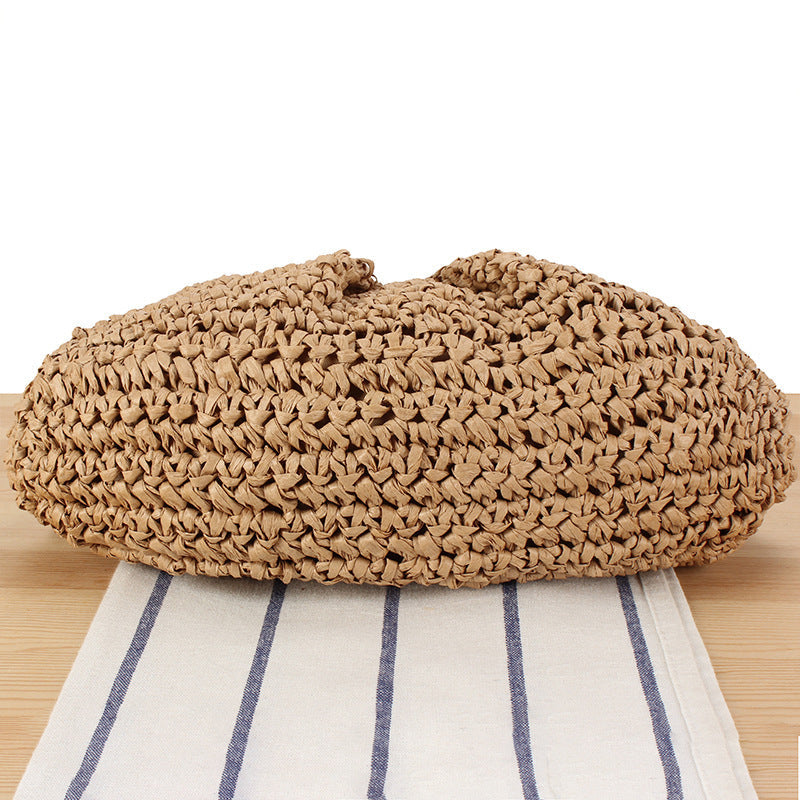 Braided Clutch with Pearl Accent LoungeYard — product view 4