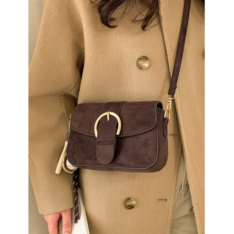Elegant Suede Crossbody Purse — product view 1