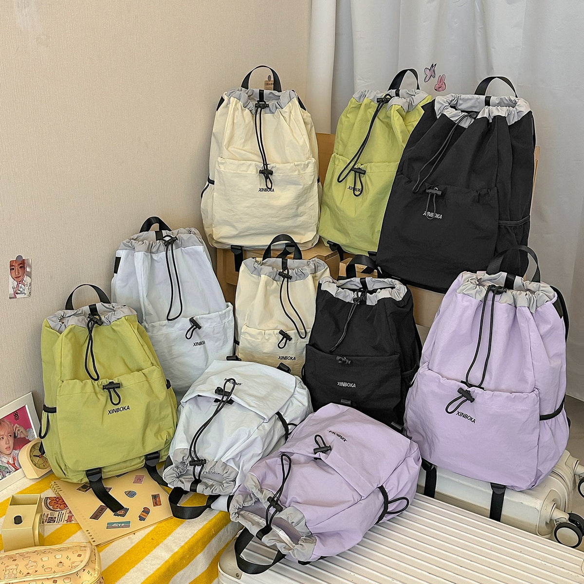 Lightweight Drawstring Backpack LoungeYard 1791205994 — product view 4