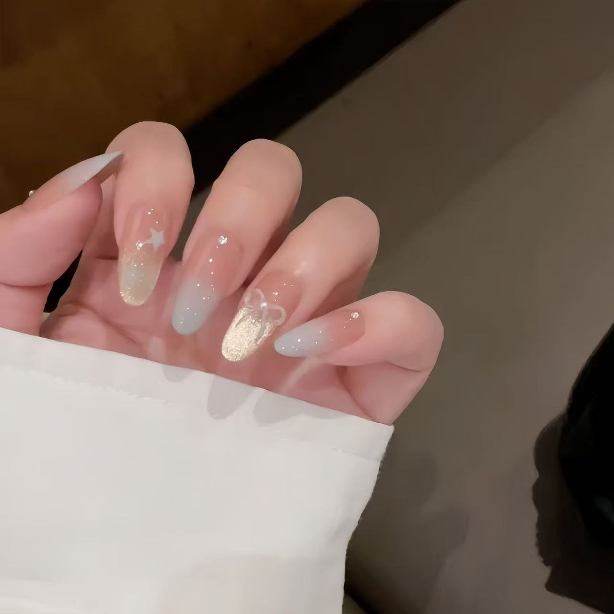 Glitter Gradient Nail Extensions — product view 3