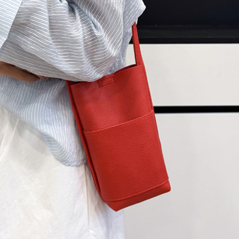 Minimalist Textured Crossbody Bag — product view 3
