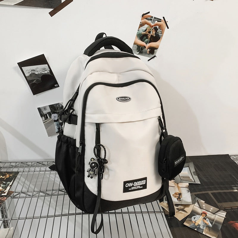 Graphic Design Multi-Pocket Backpack LoungeYard — product view 6