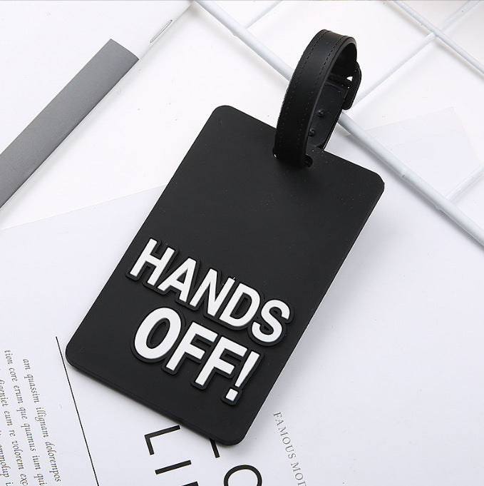 Unisex Luggage Tag with Eye-catching Message LoungeYard — product view 7