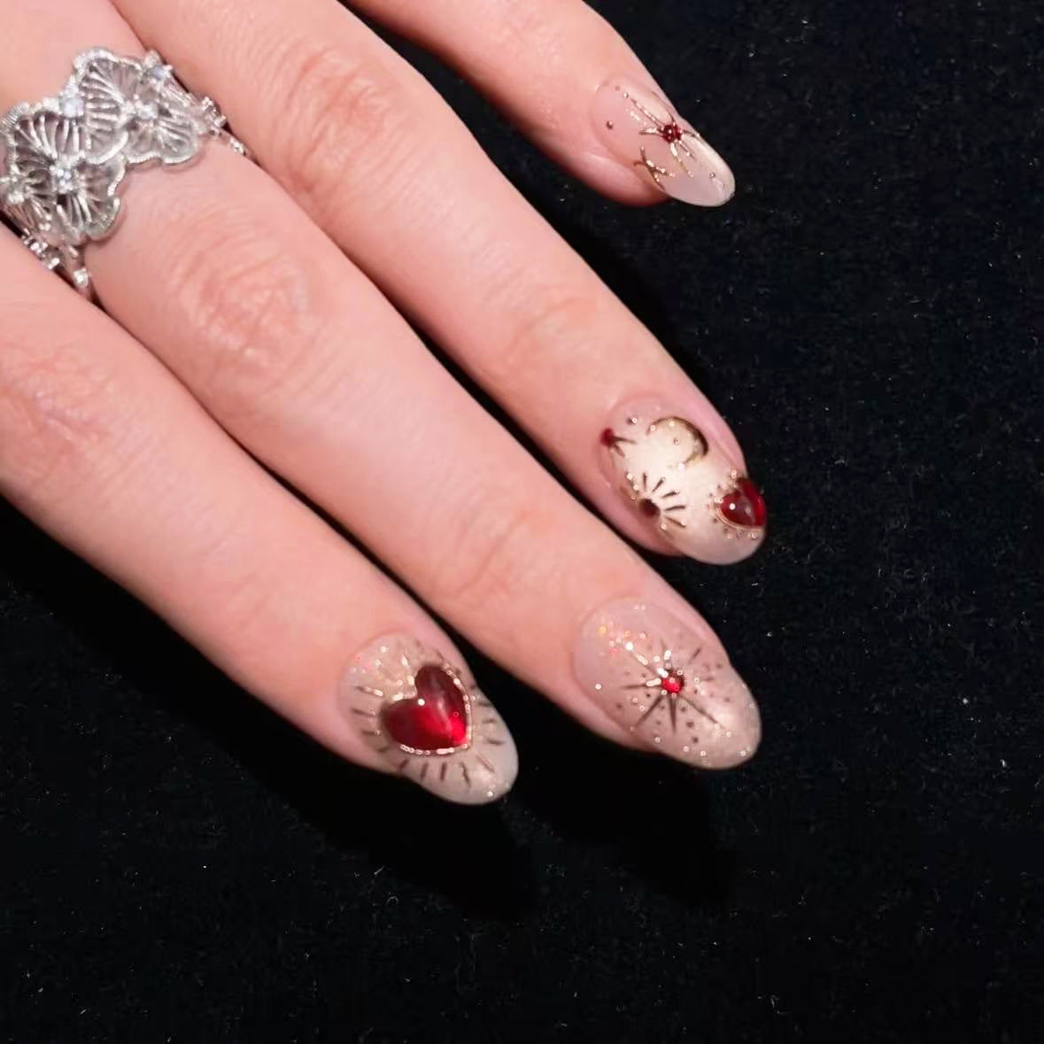 Decorative Nail Art Press-On Set 1790746114 — product view 3