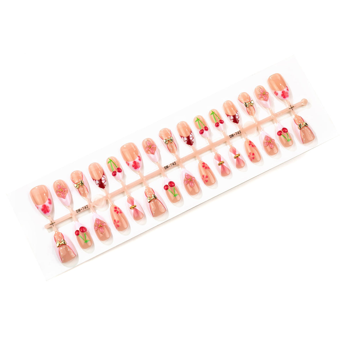 Artistic Cherry Blossom Press-On Nail Set — product view 5