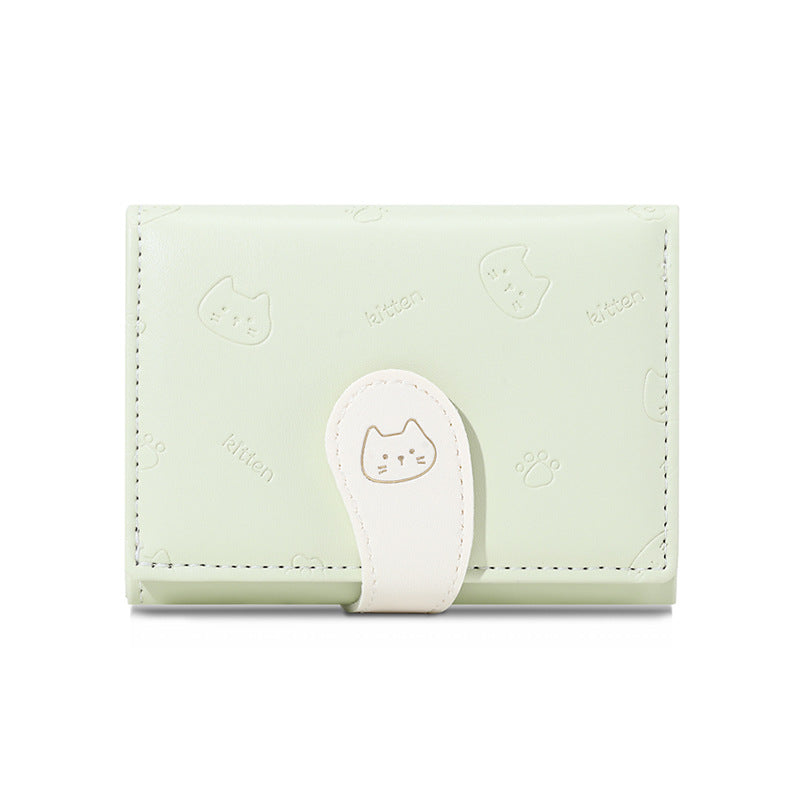 Cute Cat-Themed Card Wallet — product view 1