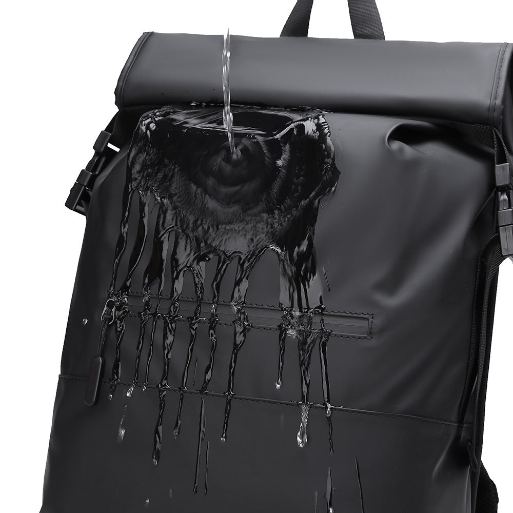 Waterproof Roll-Top Backpack LoungeYard — product view 4