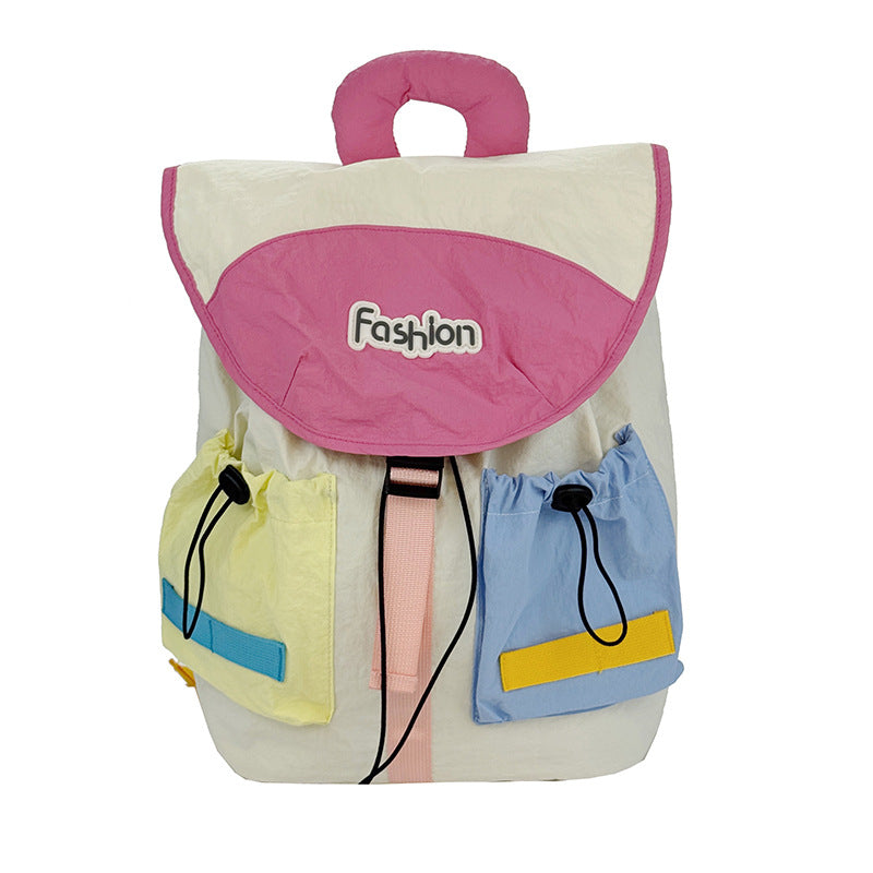 Colorful Multi-Pocket Casual Backpack LoungeYard — product view 7