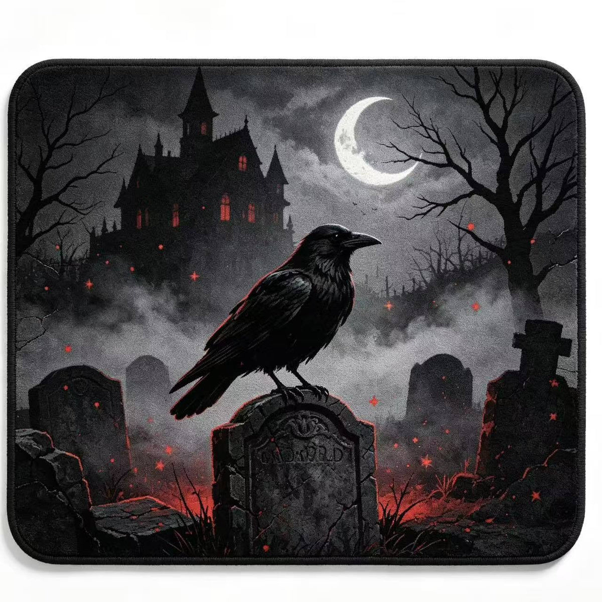 Artistic Gothic Bath Mat — product view 1