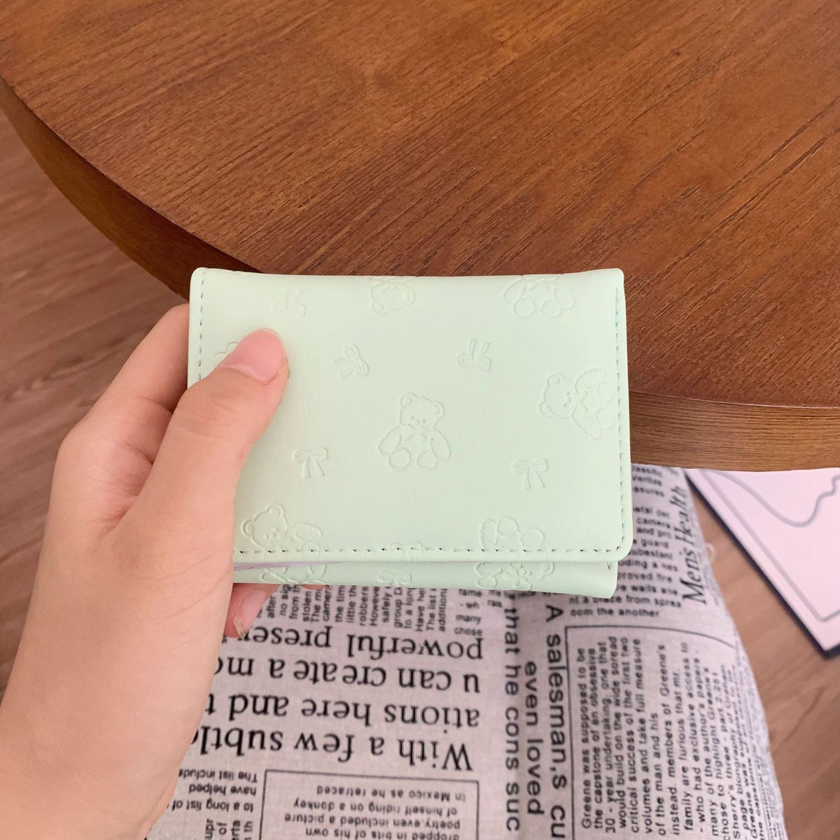 Cute Bear-Themed Mini Wallet — product view 6