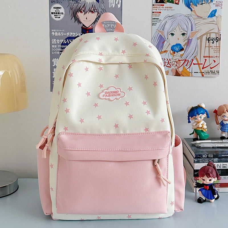 Star Patterned Casual Backpack — product view 2