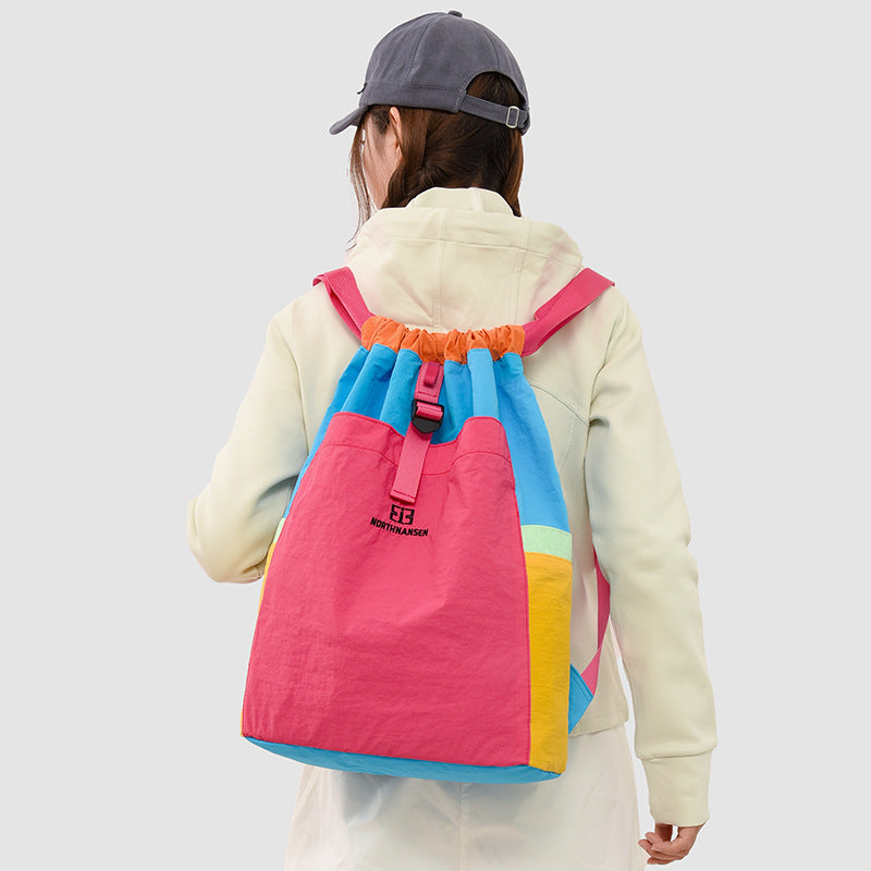 Colorful Drawstring Backpack LoungeYard — product view 2