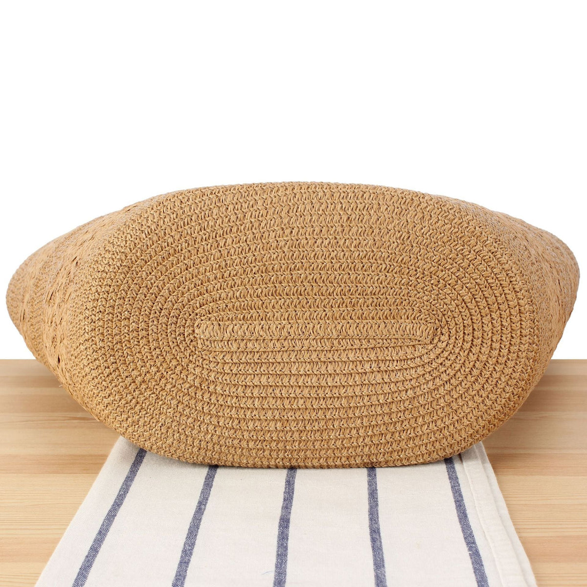 Stylish Woven Tote Bag with Elastic Shoulder Straps LoungeYard — product view 4