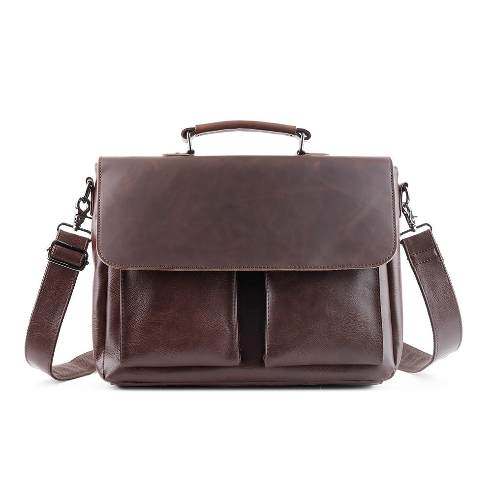 Stylish briefcase with multiple compartments LoungeYard — product view 7