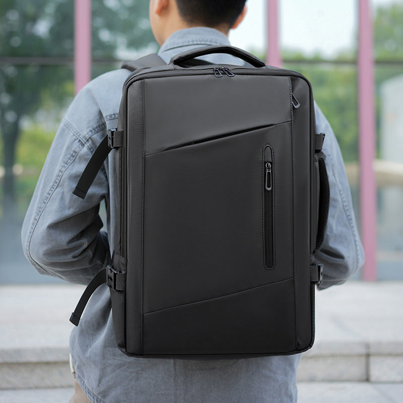 Multifunctional backpack with protective compartments and innovative design LoungeYard — product view 1