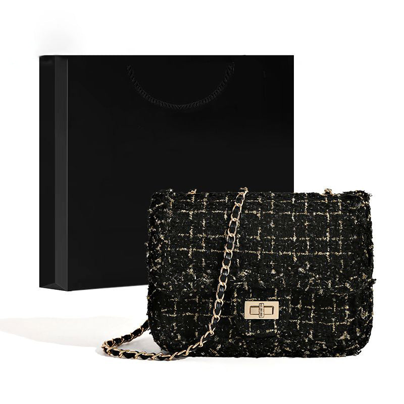 Textured Chain Strap Shoulder Bag LoungeYard — product view 2