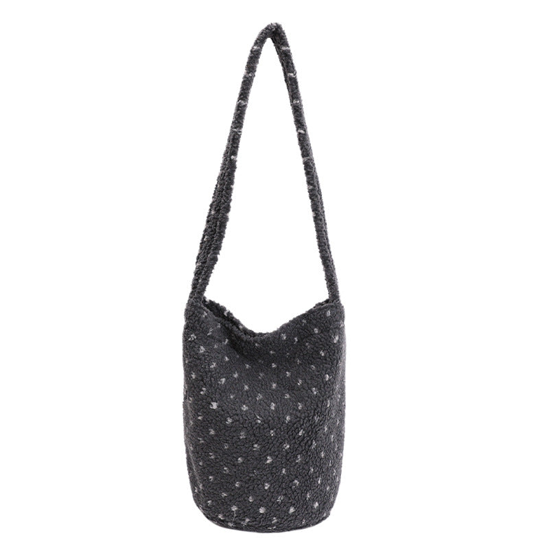 Soft Plush Utility Shoulder Bag — product view 1