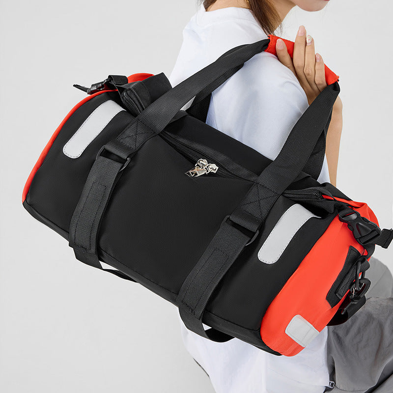 Multifunctional Sports Duffel Bag with Durable Material and Smart Compartment Design LoungeYard — product view 3