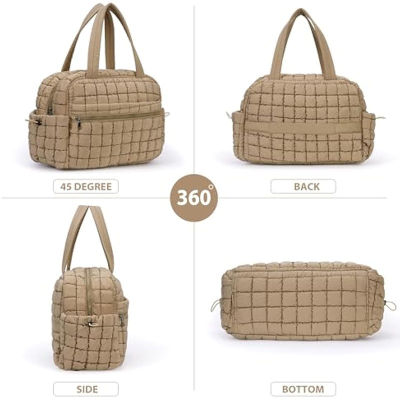 Quilted Multi-Functional Travel Tote LoungeYard — product view 5