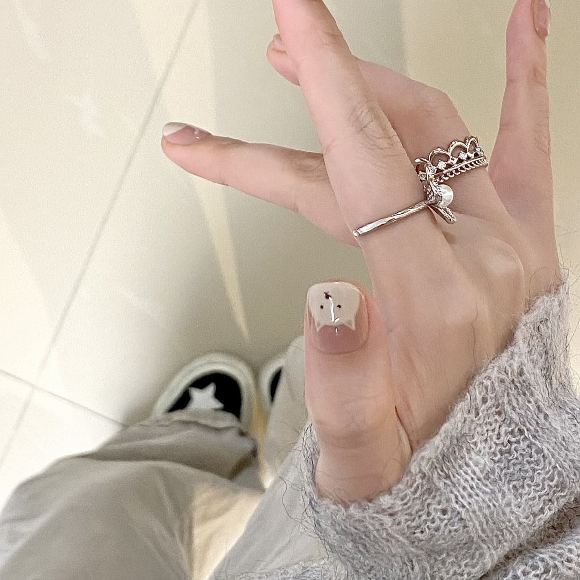 Cute Animal-Themed Press-On Nail Set — product view 3