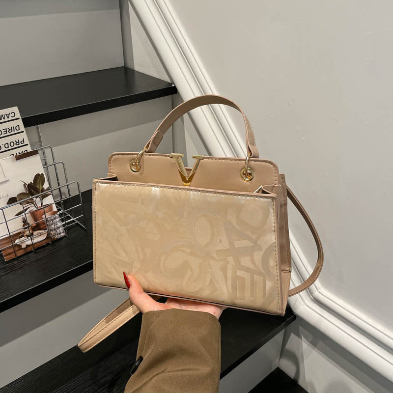 Glossy Structured Handbag — product view 7