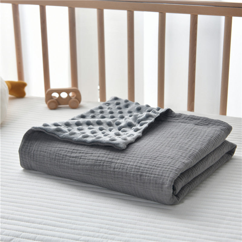 Plush Quilted Double-Sided Baby Blanket LoungeYard — product view 7