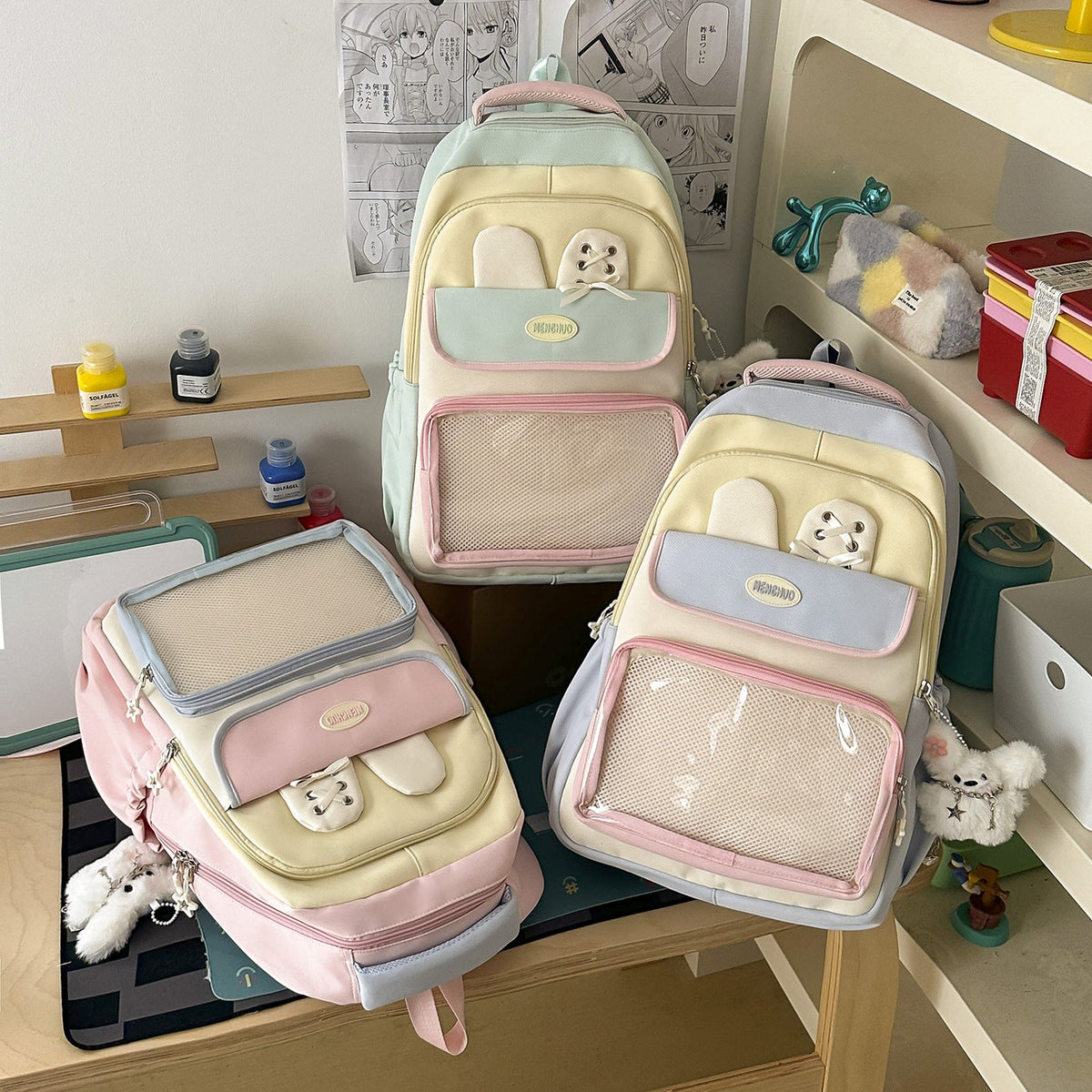 Multi-Functional Backpack with Enhanced Storage Features LoungeYard — product view 4