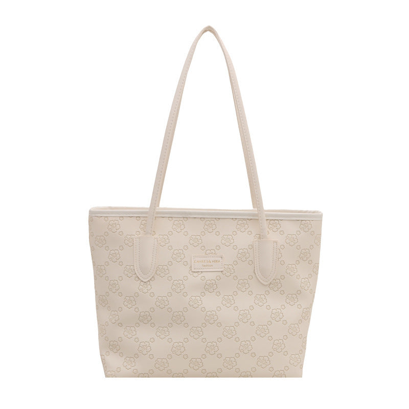 Floral Embossed Tote Bag LoungeYard — product view 5