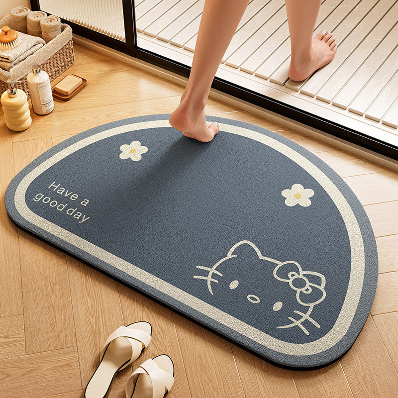 Playful Character-Shaped Bath Mat — product view 5