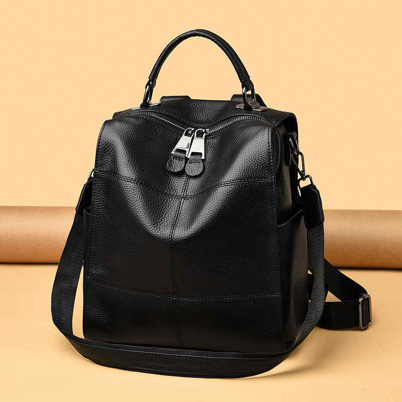 Versatile Multi-Functional Leather Backpack LoungeYard — product view 2