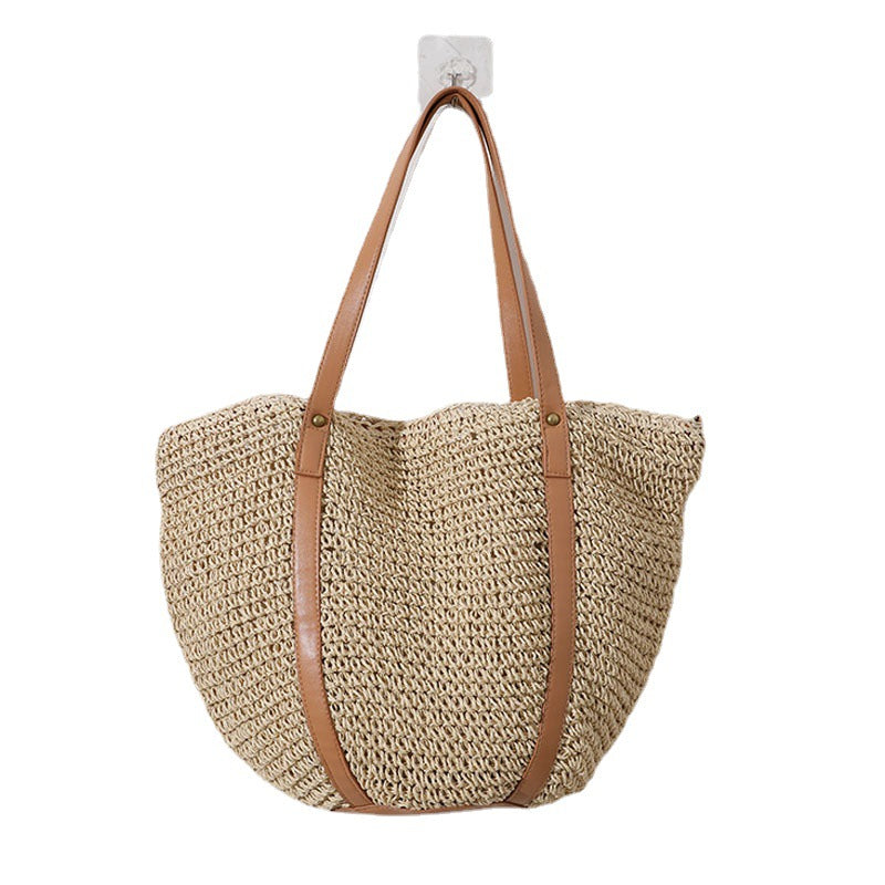 Large Braided Tote Bag with Adjustable Straps LoungeYard — product view 5