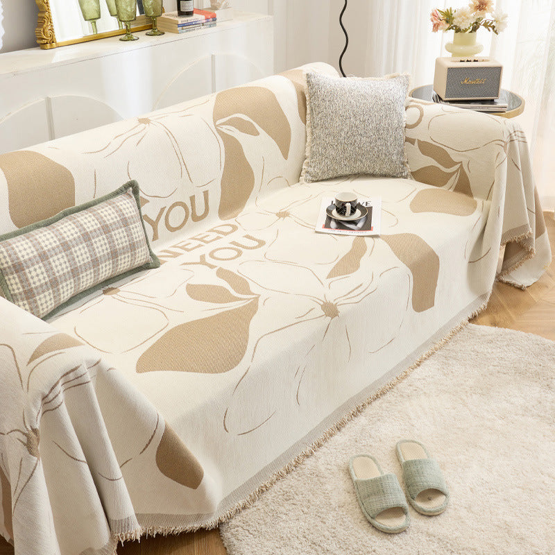 Decorative Floral Throw Blanket — product view 7