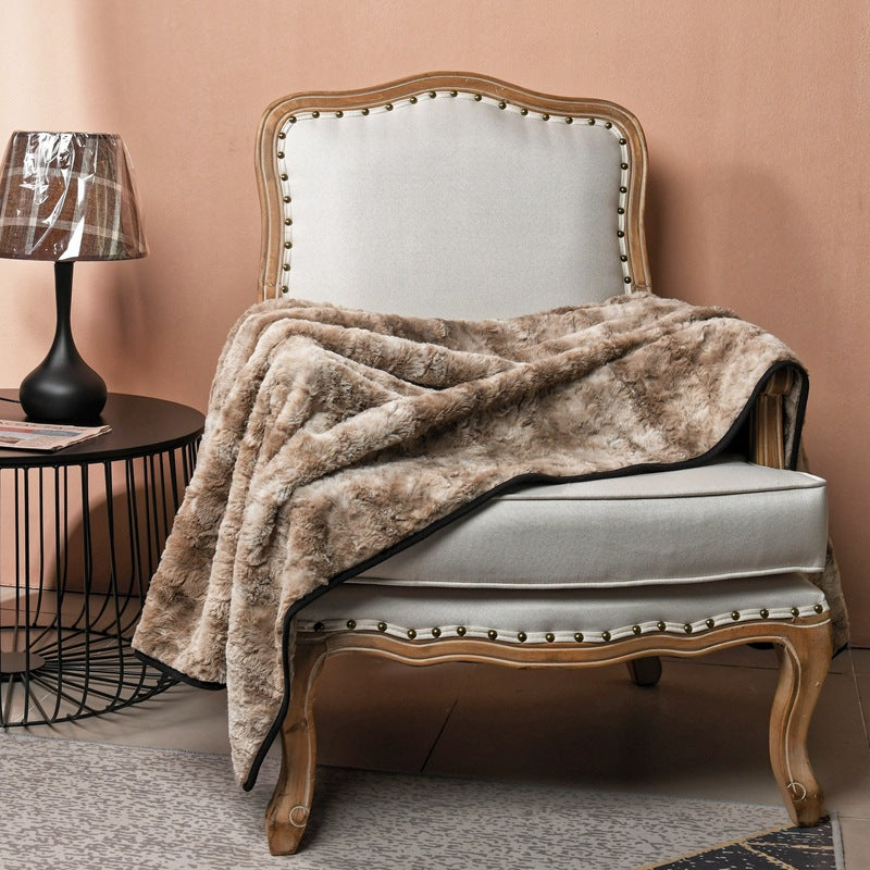 Women Cozy Blanket with Velvety Surface LoungeYard — product view 3