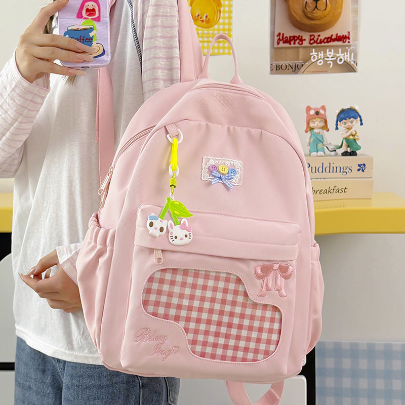 Cute Cartoon-Themed Backpack LoungeYard 1791205708 — product view 2