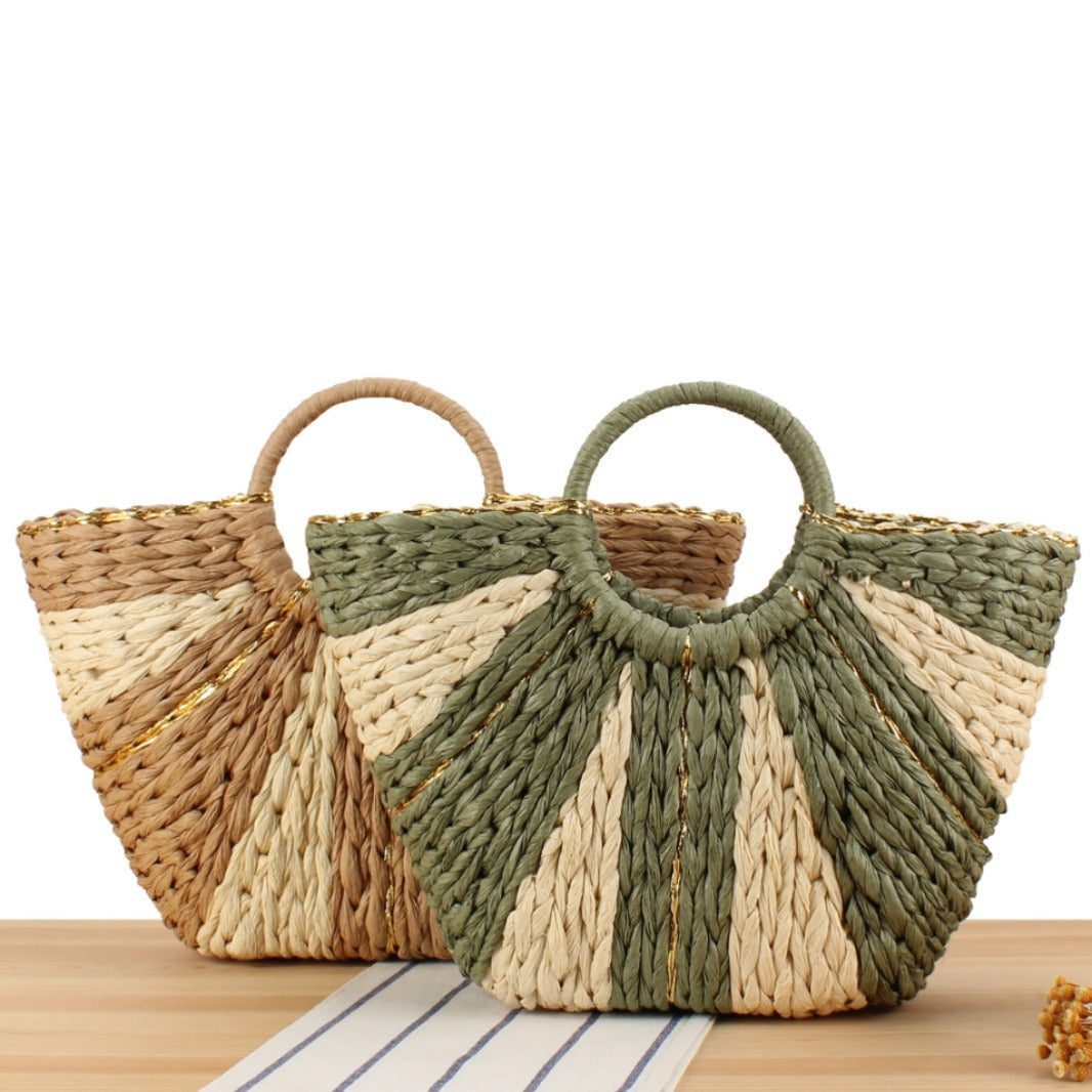 Elegant Woven Tote Bag with Extraordinary Design LoungeYard — product view 2