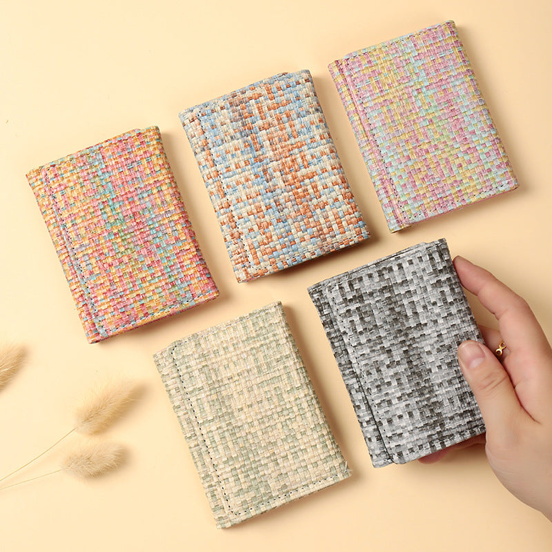 Textured Weave Wallet — product view 7