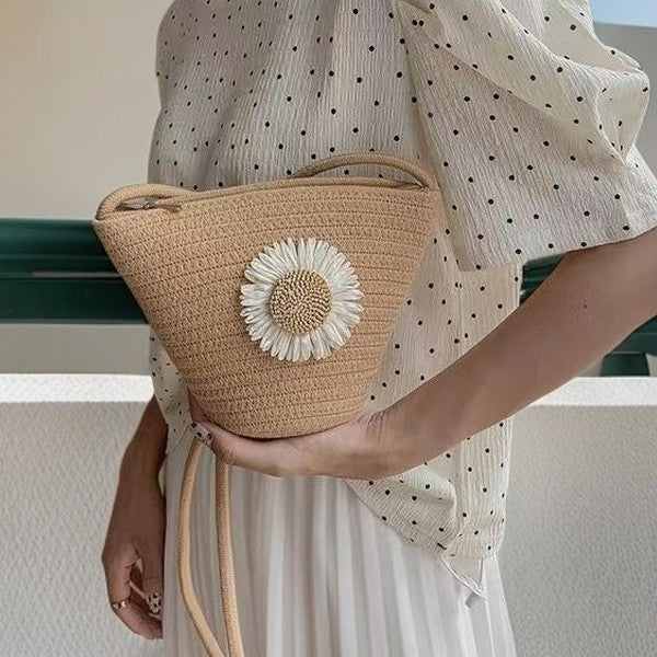 Handbag with Floral Design LoungeYard — product view 3