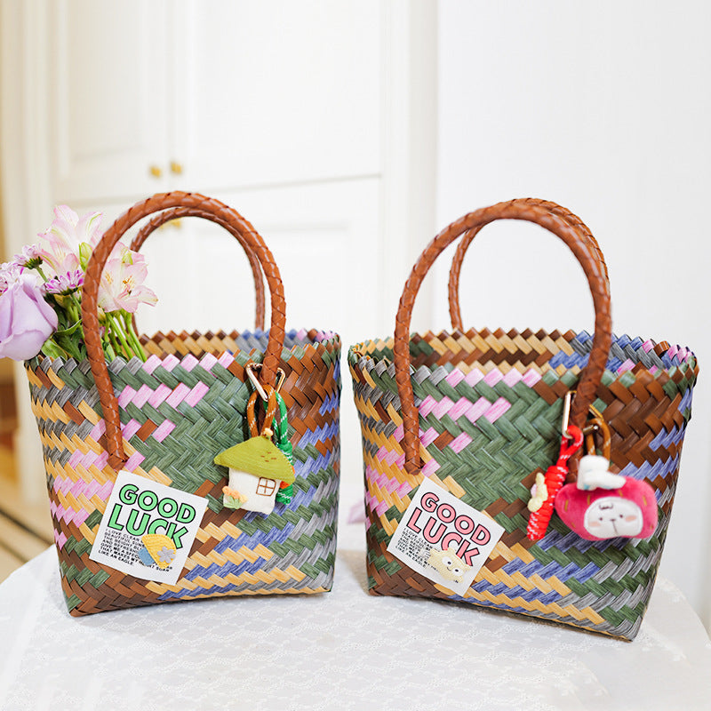 Handmade basket bag LoungeYard — product view 3