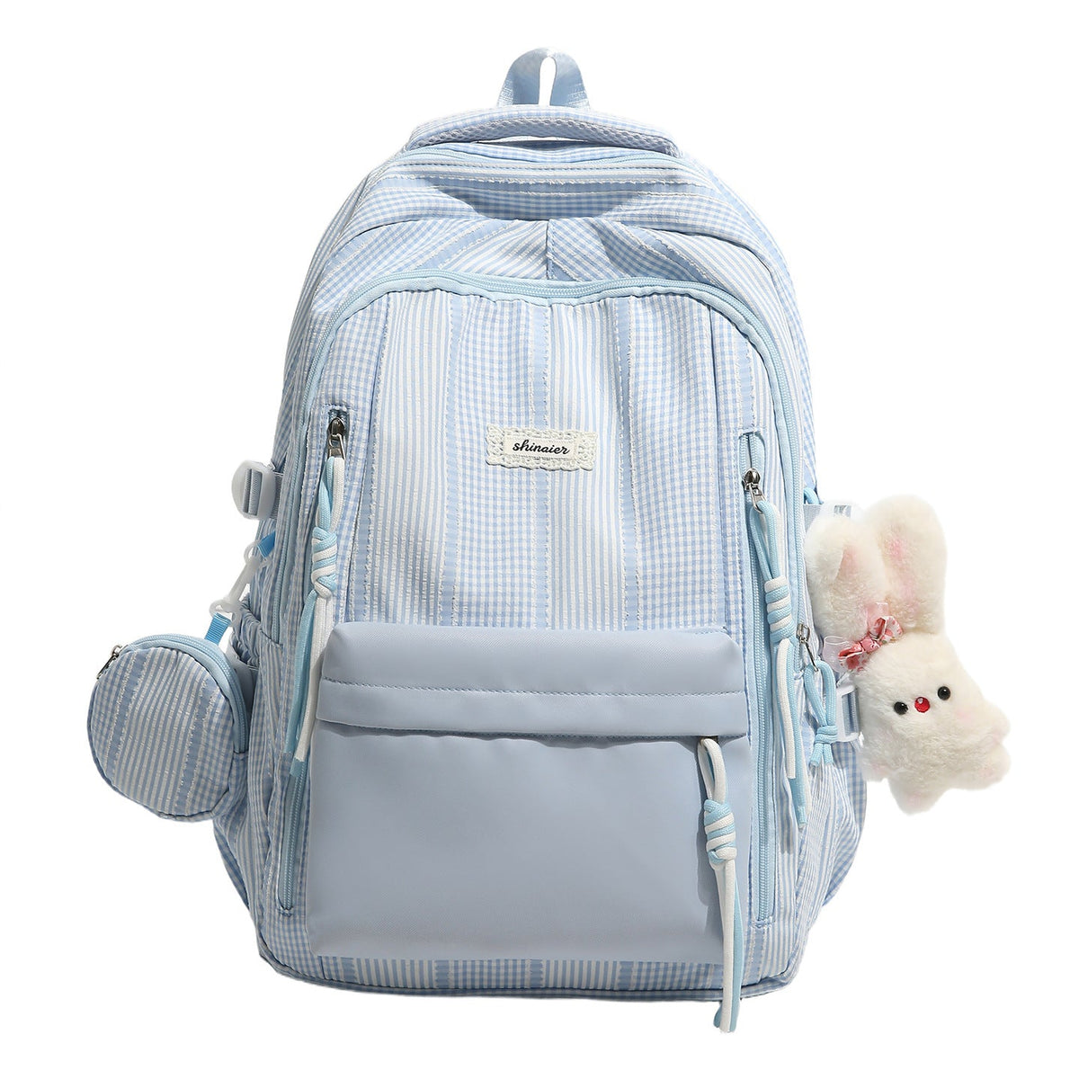 Multi-Functional Striped Backpack LoungeYard — product view 5
