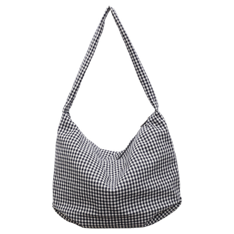 Checkered Pattern Shoulder — product view 5