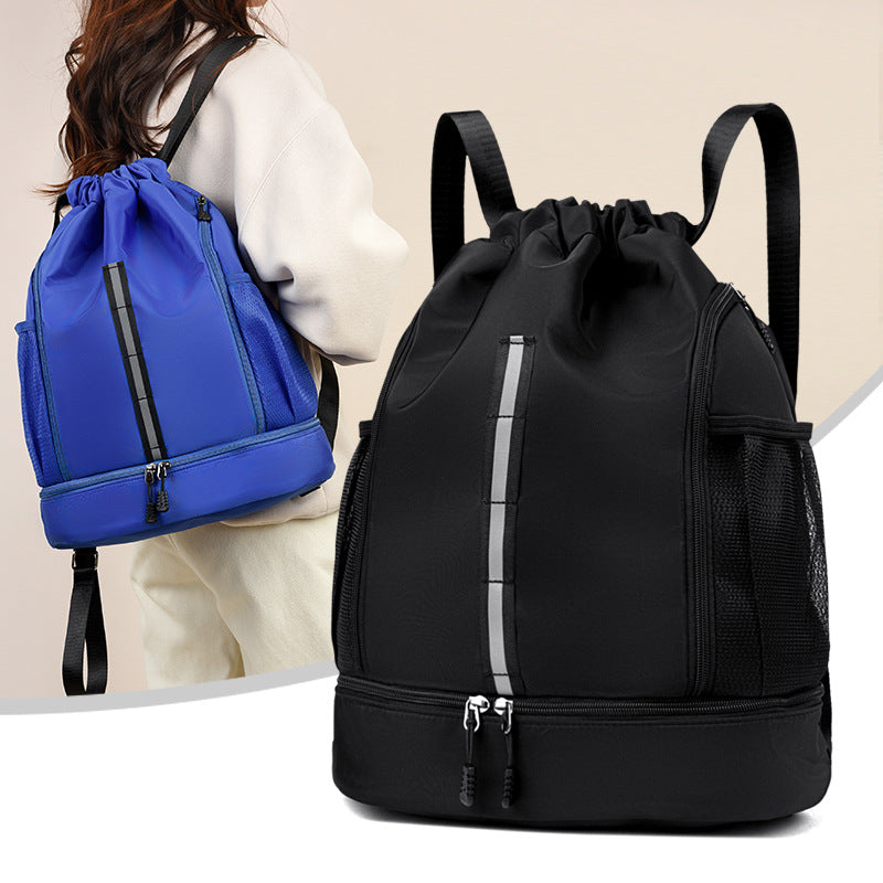 Stylish Drawstring Gym Backpack LoungeYard — product view 1