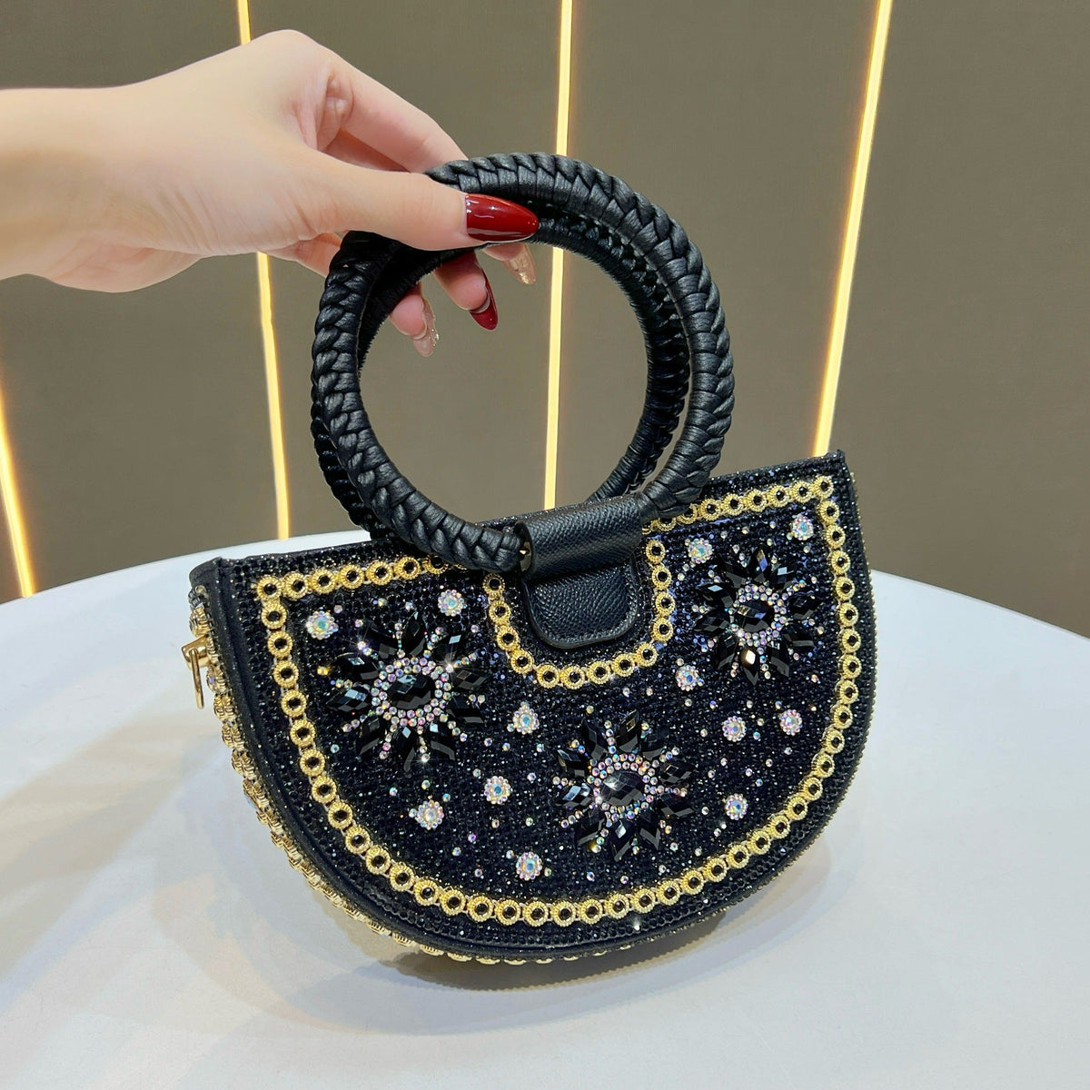 Handcrafted Decorative Evening Handbag — product view 7