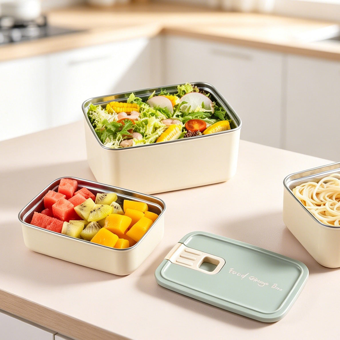 Versatile Leak-Proof Multi-Compartment Lunch Box — product view 2