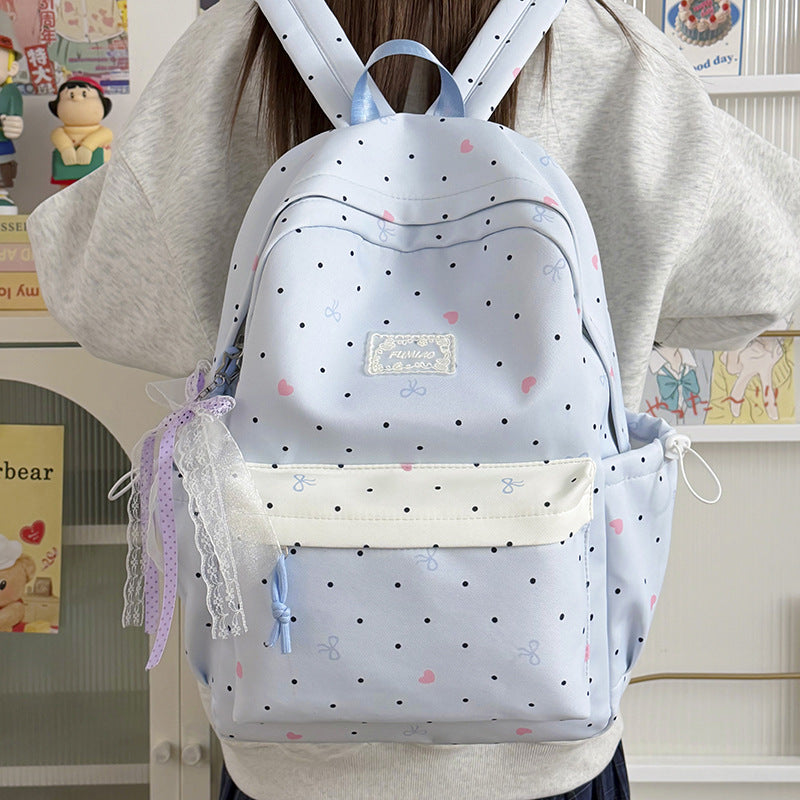 Cute Character-Printed Backpack LoungeYard — product view 2
