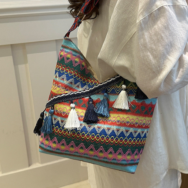 Bohemian Patterned Sling Bag — product view 1